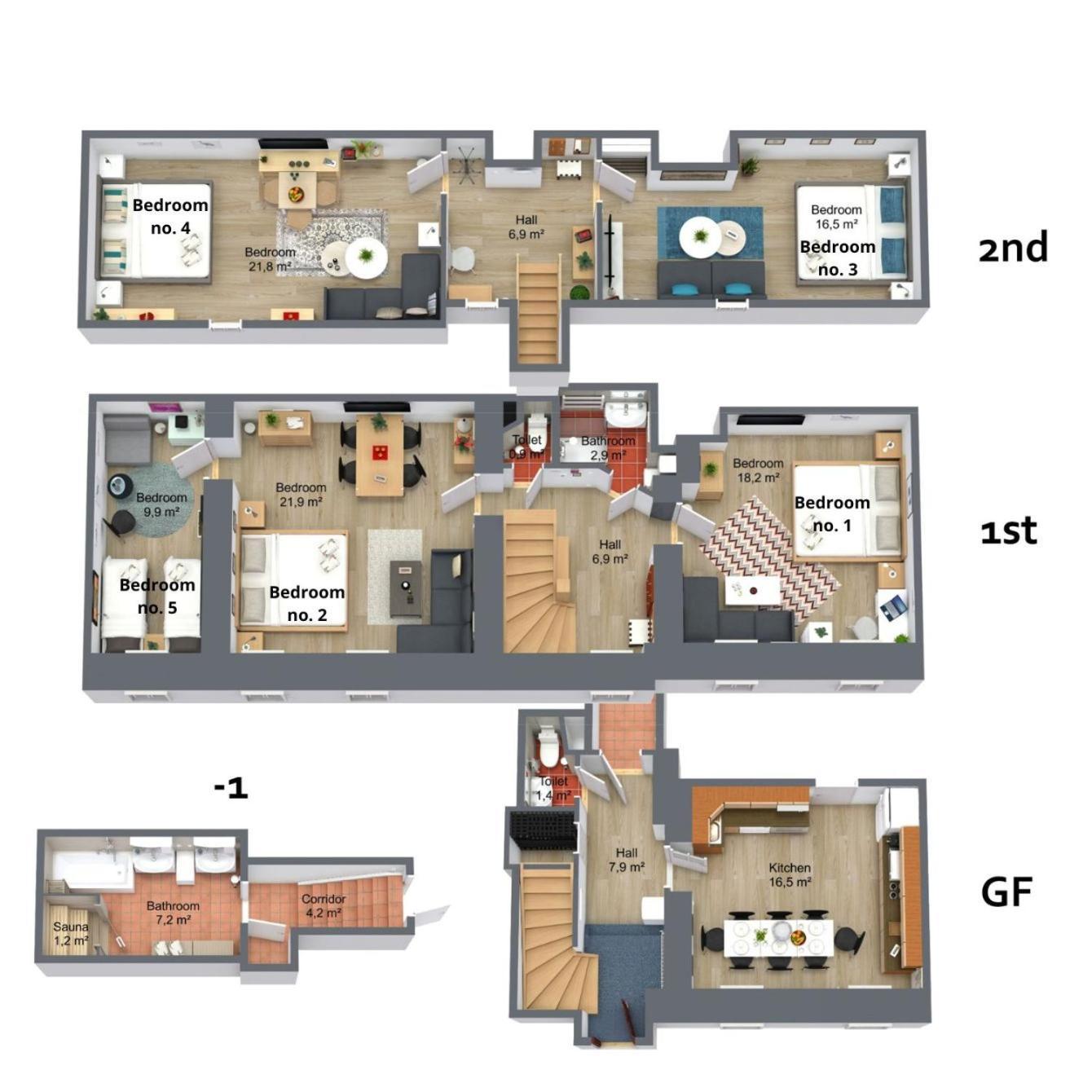The Bookhouse, 5-Bedroom Residence By Prague Castle Eksteriør bilde